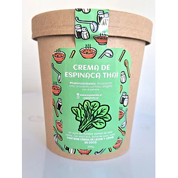 Crema de espinaca thai