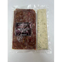 Crudo de Filete Salsa Griega