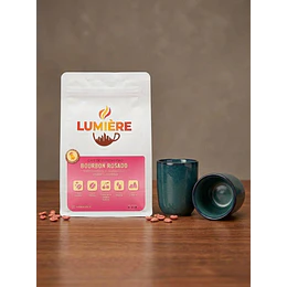 CAFÈ GRANO BOURBON ROSADO & CUENCOS AZUL