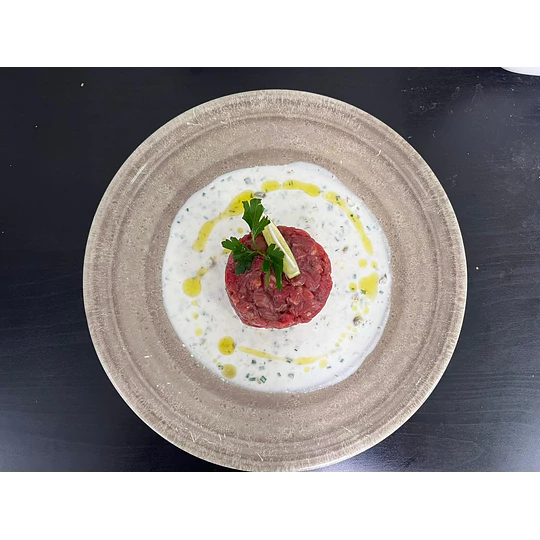 Crudo de Filete Salsa Griega