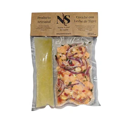 Ceviche de Salmón con Leche de Tigre NS