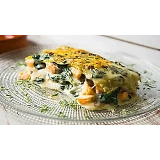 Lasagna Salmón Espinaca 1 persona