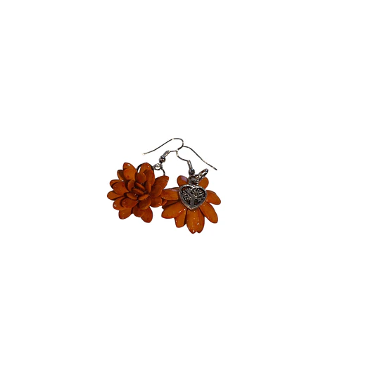 AROS FLOR PEPITA MELON NARANJA