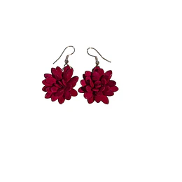 AROS FLOR PEPITA MELON FUCCIA