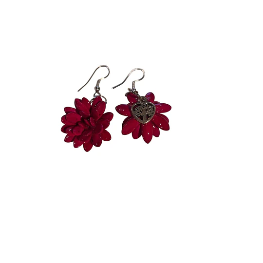 AROS FLOR PEPITA MELON FUCCIA
