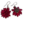 AROS FLOR PEPITA MELON FUCCIA