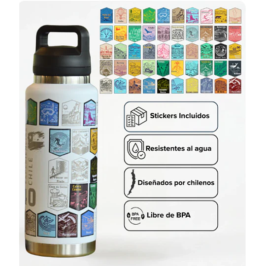 Botella 40 Experiencias 1.1 L Blanca