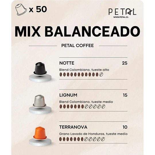 Capsulas  Mix Balanceado 50 un.