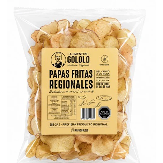 Papas fritas Regionales  185 grs.