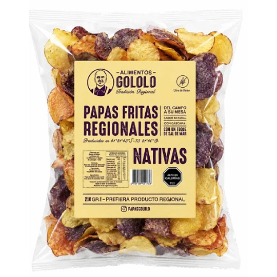 Papas fritas Nativas 185 grs.
