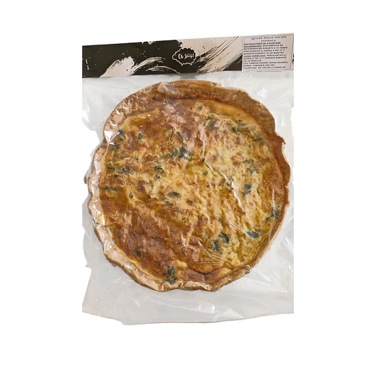 Quiche Pollo Tocino Espinaca
