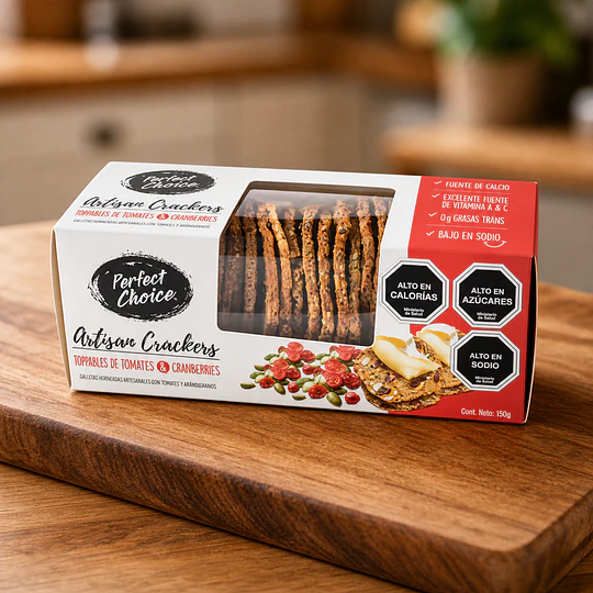 Artisan Crackers Cranberries & Semillas de Zapallo