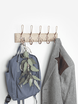 Perchero base madera