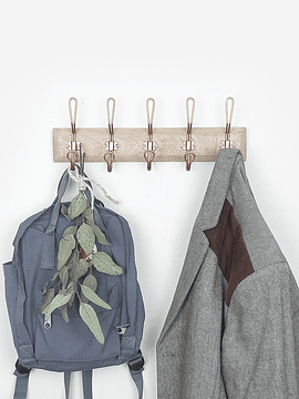 Perchero base madera