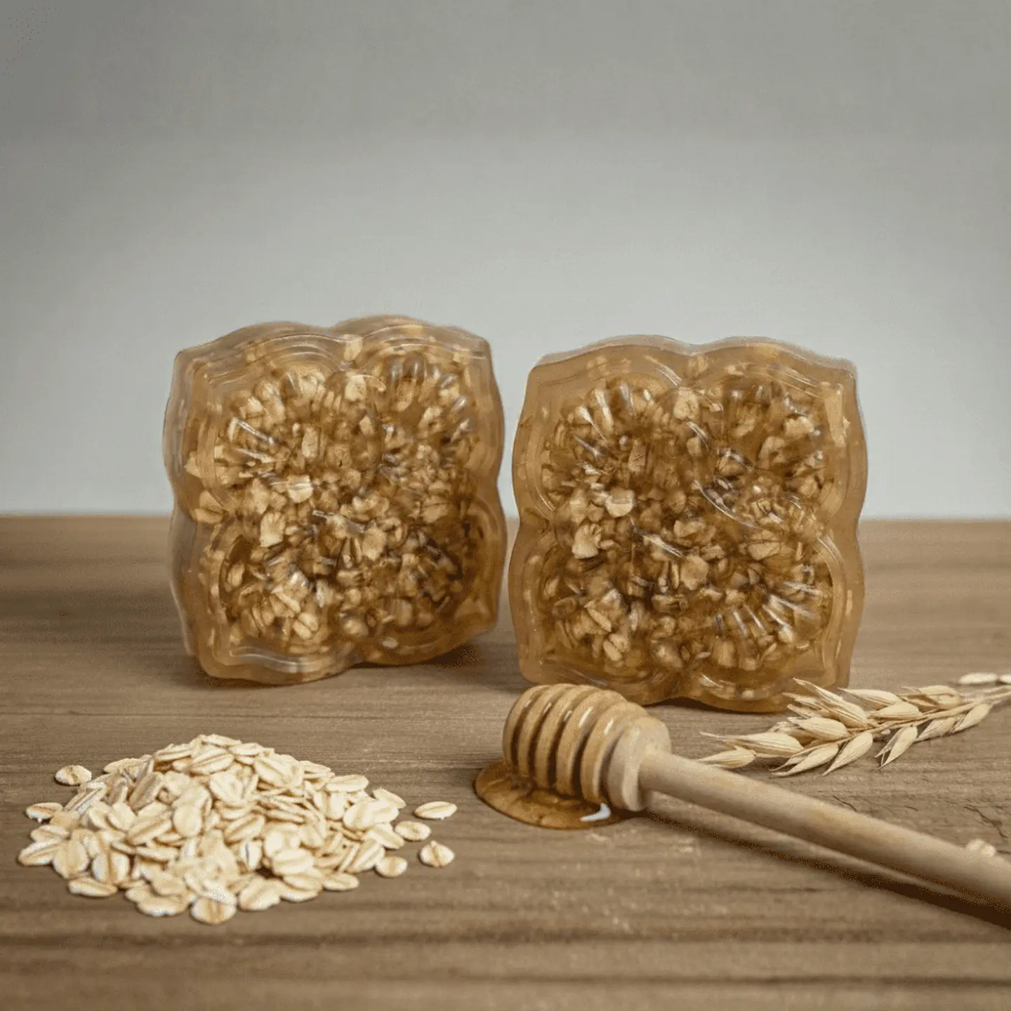 Jabón de glicerina de Avena, Miel y Leche de burra 1