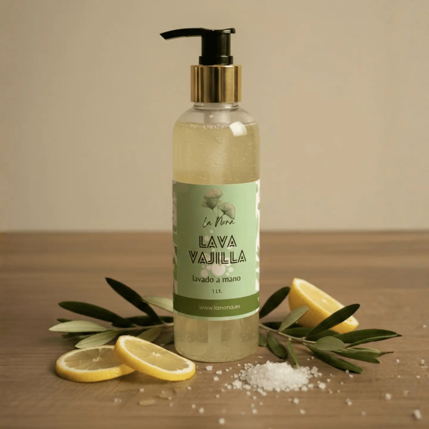Jabón líquido Lavavajilla de Limón y Oliva 1