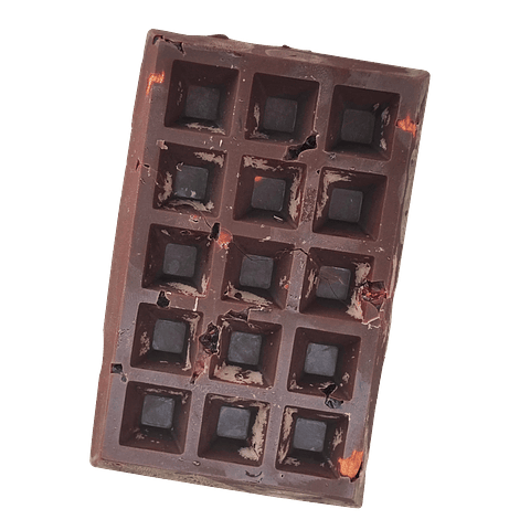 Barra Artesanal de Chocolate con Almendras y Cranberry