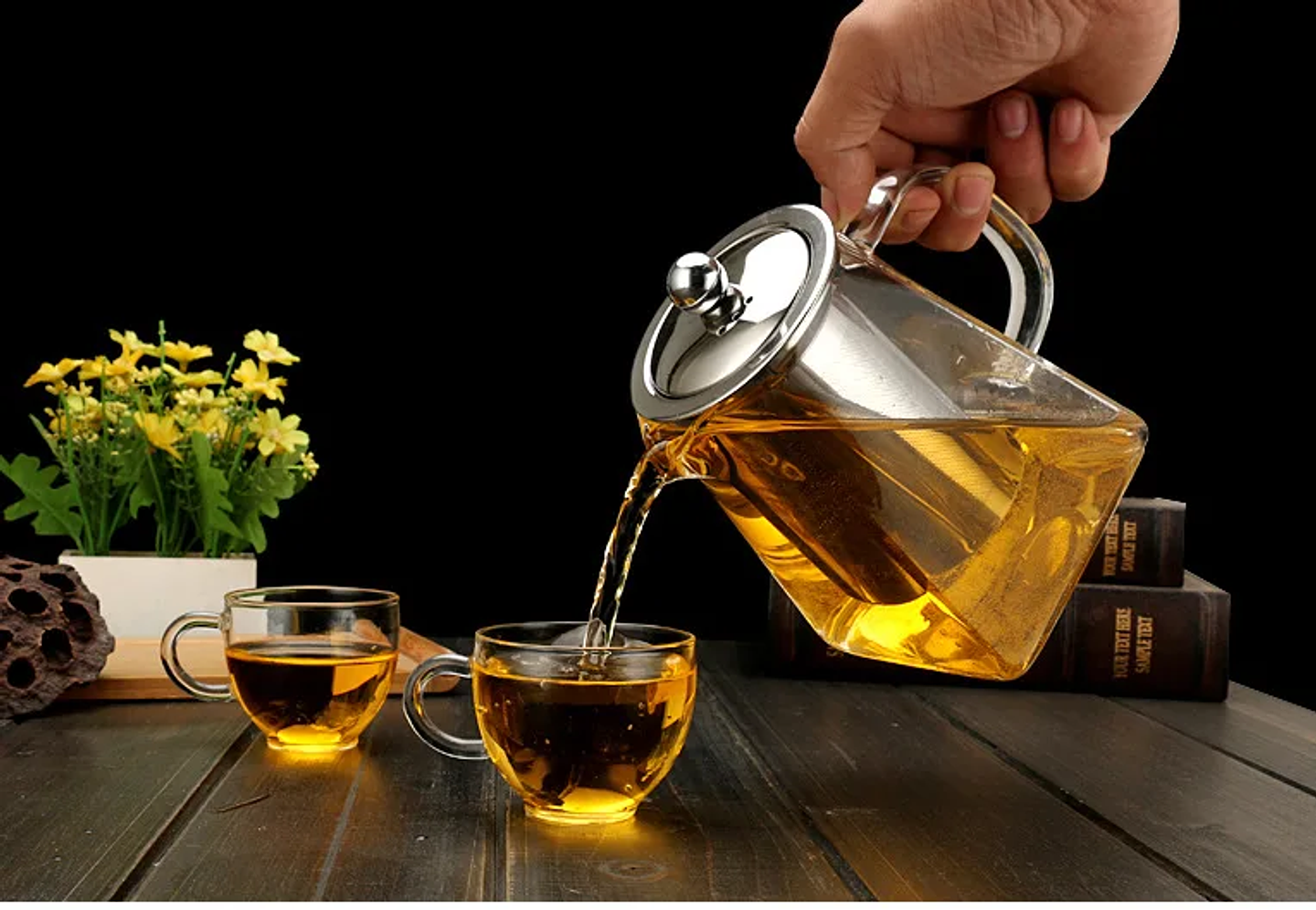 Tetera de Vidrio con Filtro 350ml 3