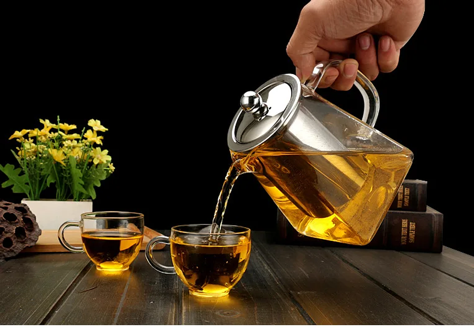 Tetera de Vidrio con Filtro 350ml 3