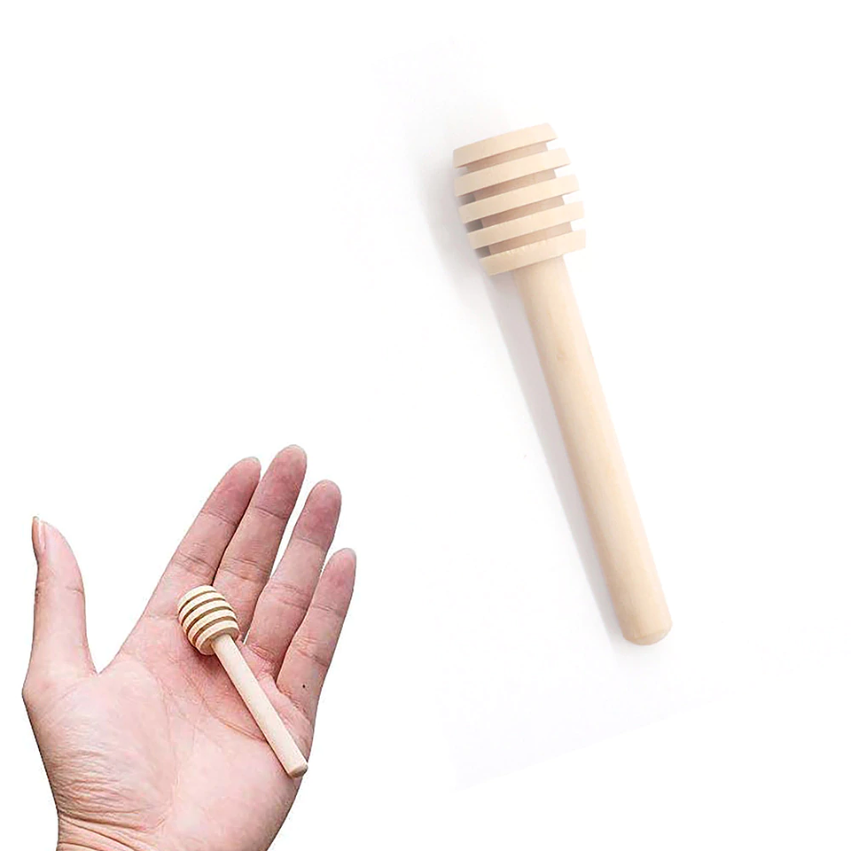 Mini Cuchara de Madera para Miel 9.8 cm 1