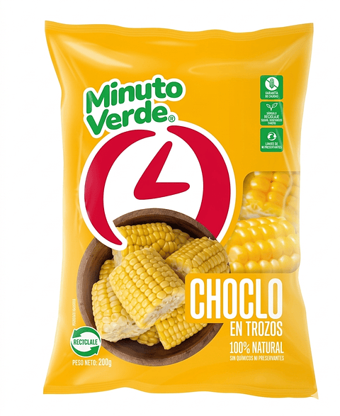 Choclo en trozos Minuto Verde 200g