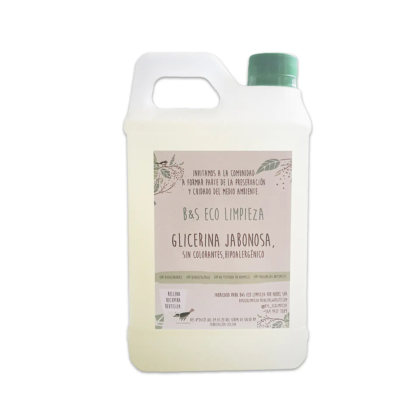 Jabón Glicerina Jabonosa 1 litro 1