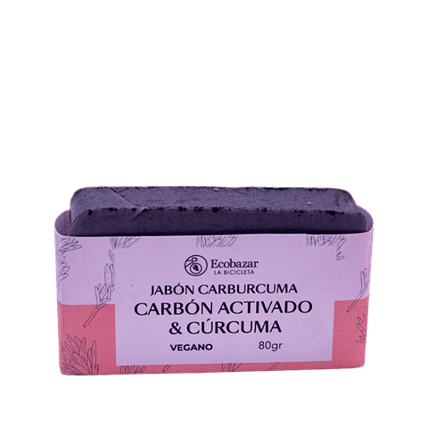 Jabón Carburcuma. Anti acné y puntos negros.