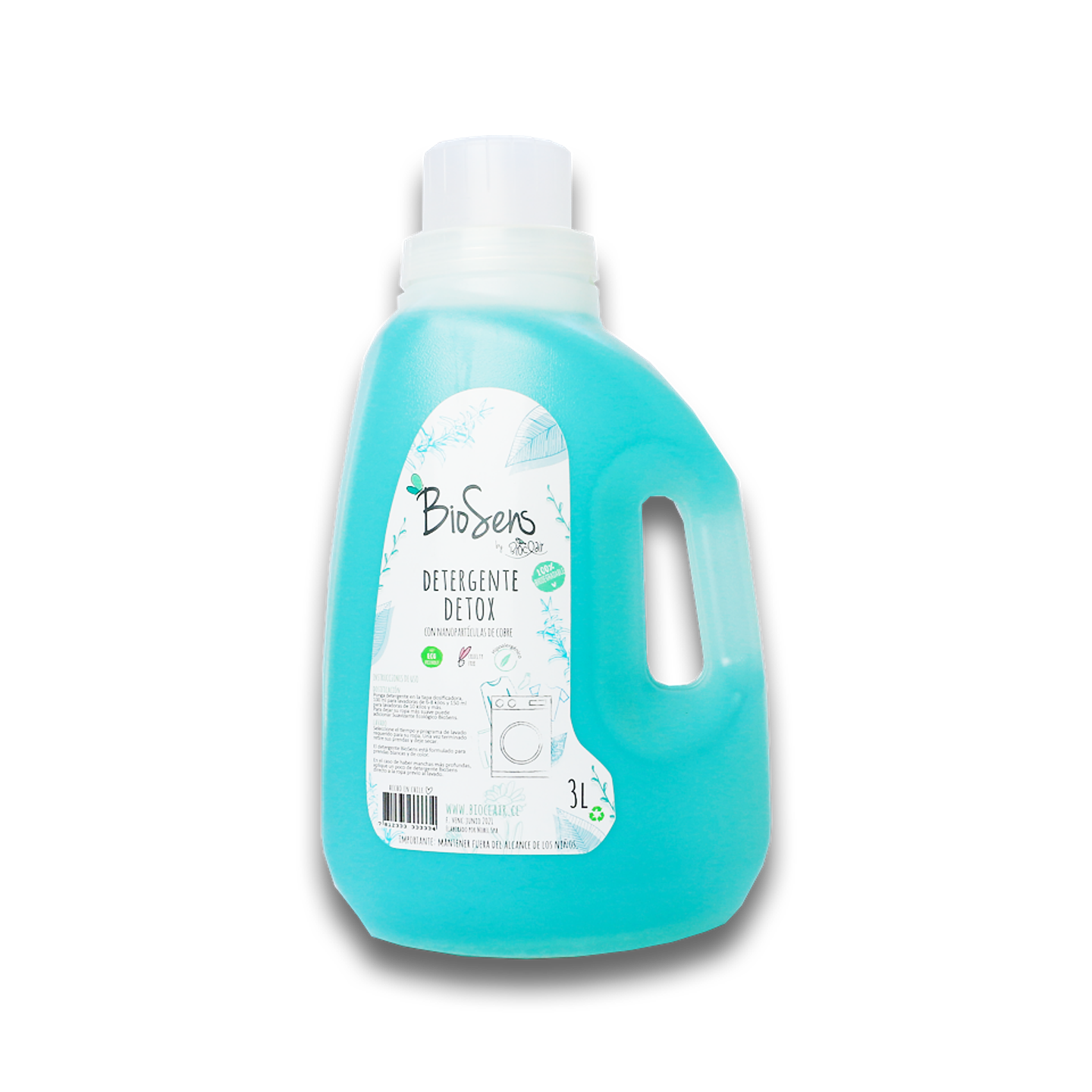 Detergente de Ropa Antibacterial Detox Biosens 1