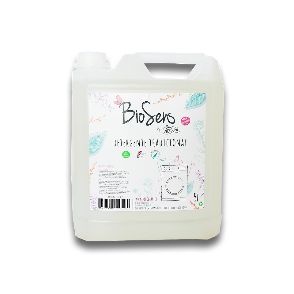 Detergente  de Ropa liquido Tradicional Biosens 1