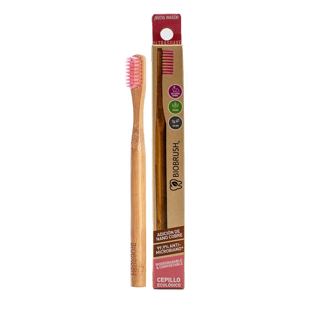 Cepillo Ultrasuave Rosado Biobrush