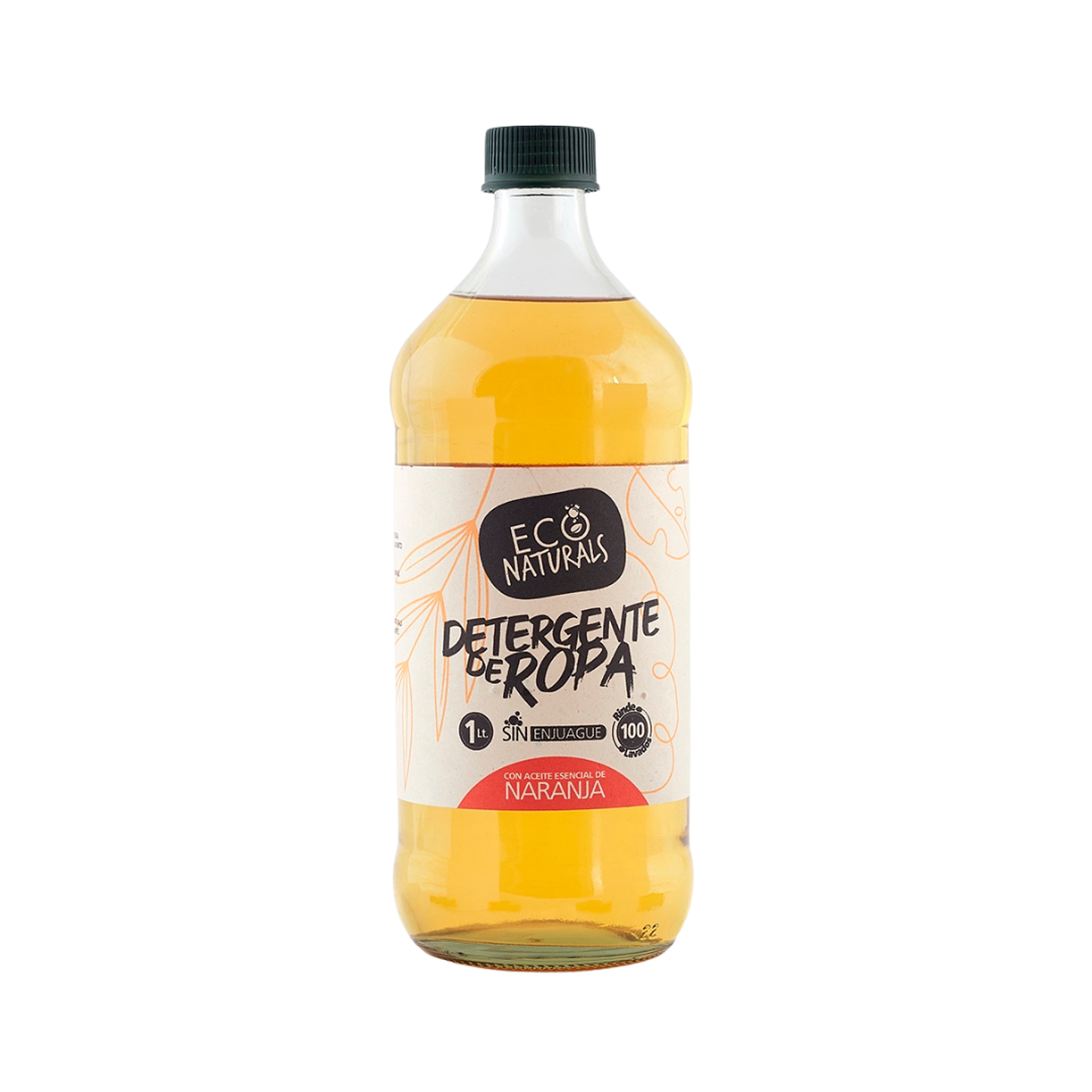 Detergente liquido de Ropa concentrado Naranja 1 Litro 1