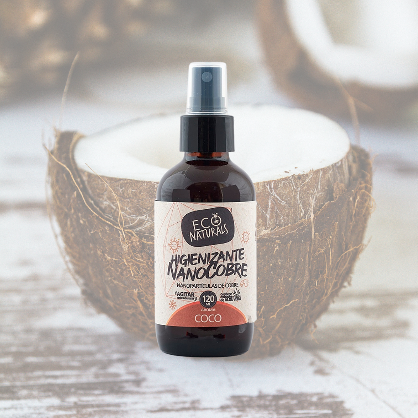 Spray Higienizante 120 ML Coco  2