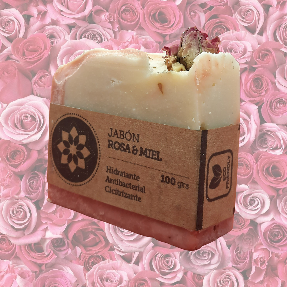 Jabón Rosa y Miel 100 grs 2