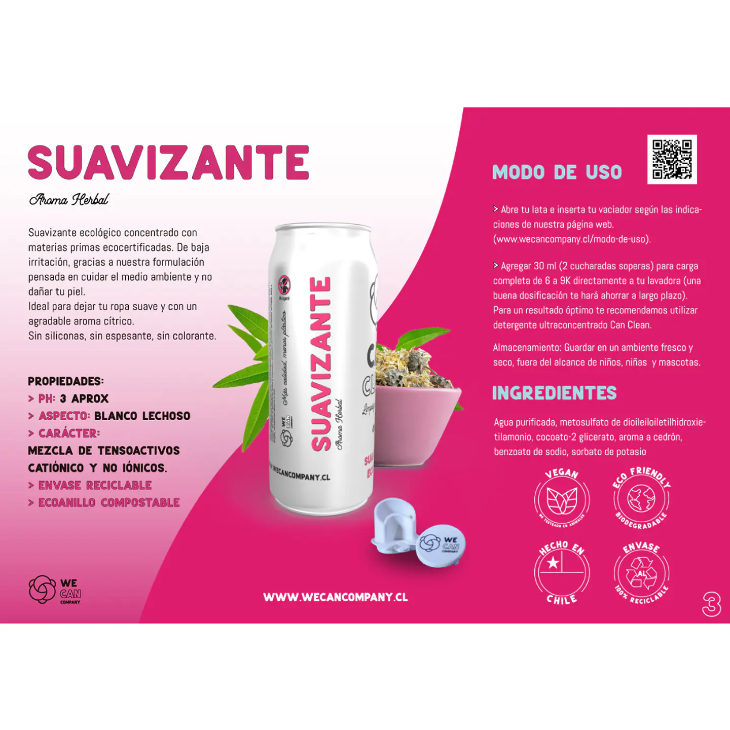Kit Suavizante en Lata Ecólogico 450mL 3