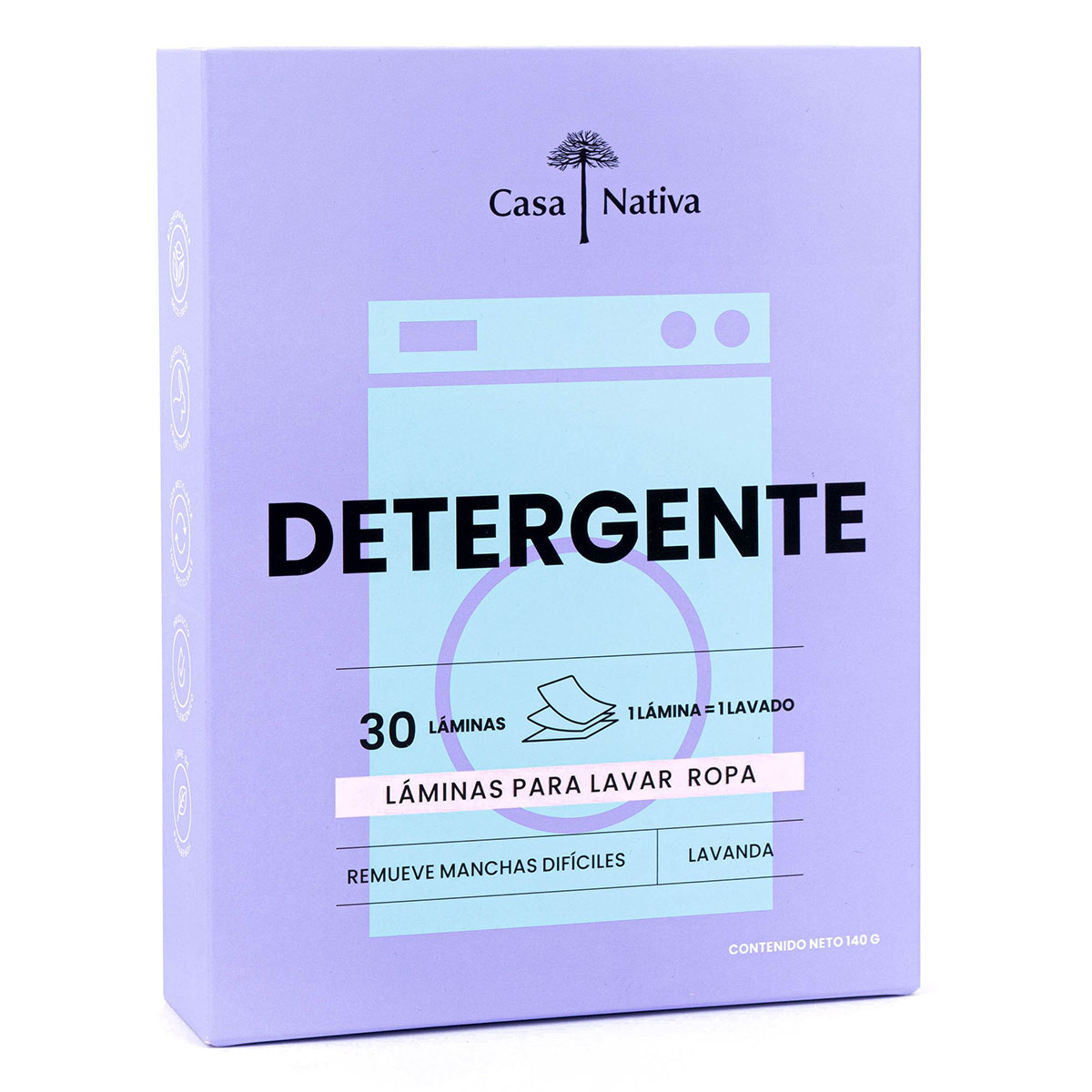 Detergente de Ropa en Láminas Lavanda