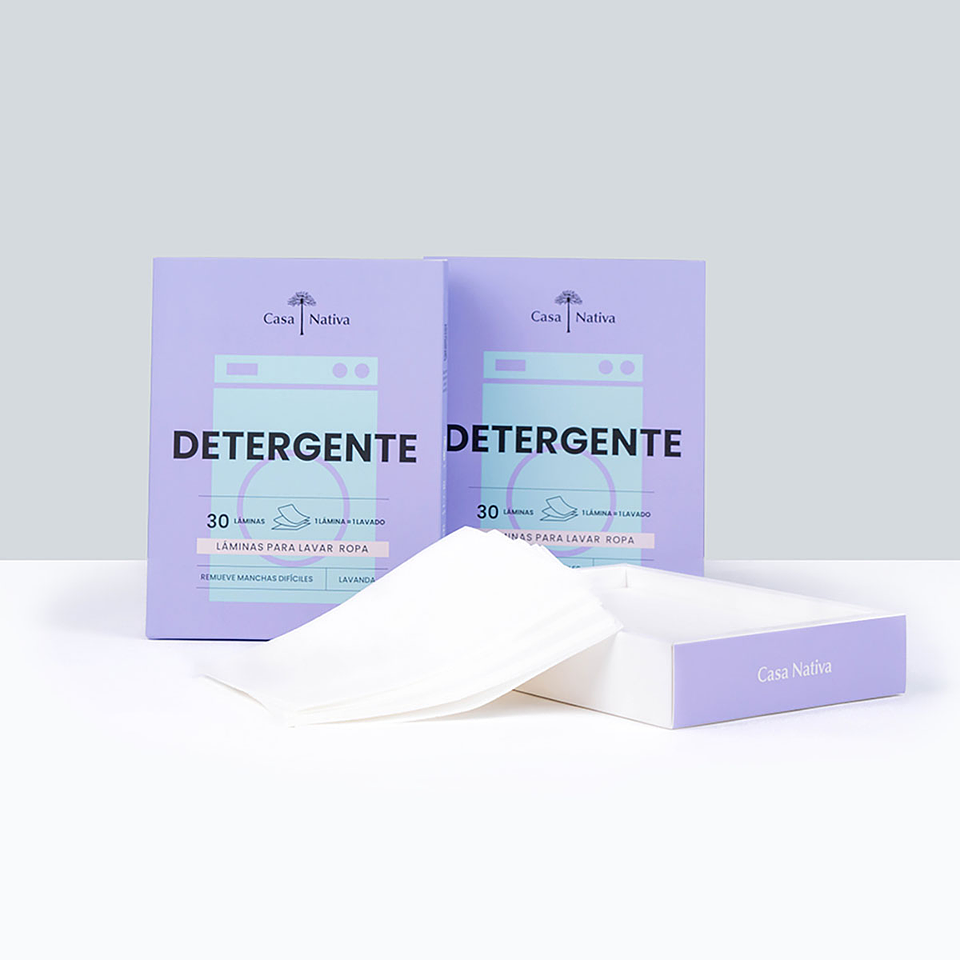 Detergente de Ropa en Laminas Lavanda 2