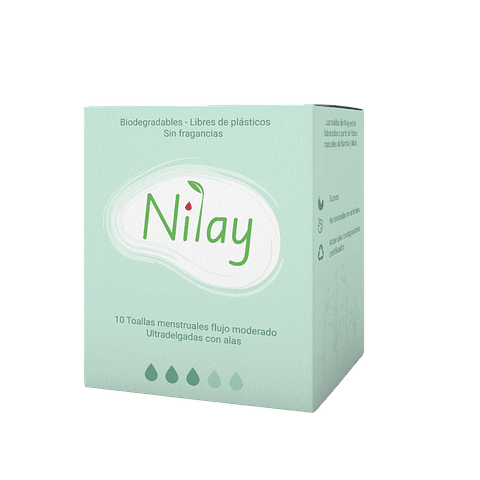 Toallas Higiénicas Bambú Ultradelgadas día con alas 10 unid. 