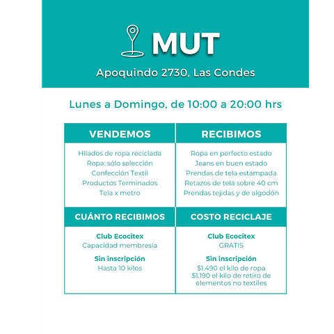 Reciclaje Textil Santiago