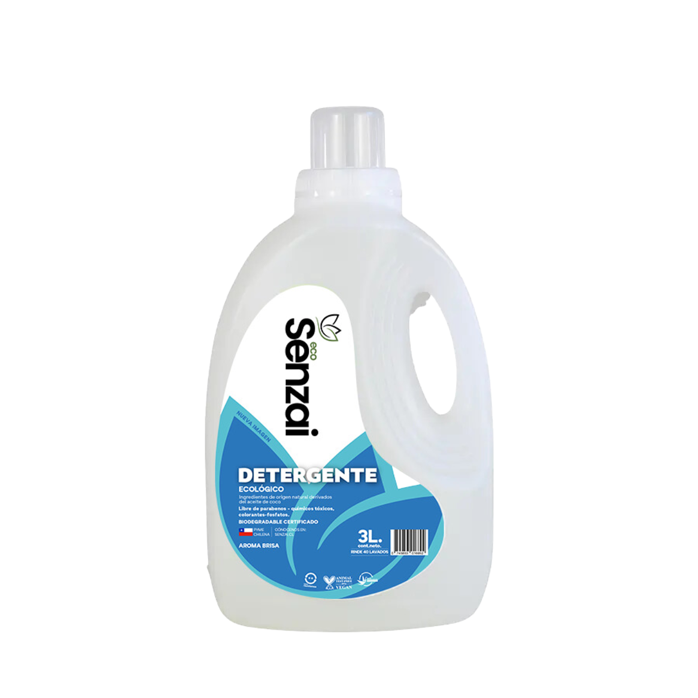 Detergente de Ropa Senzai 3 Litros Aroma Brisa 1