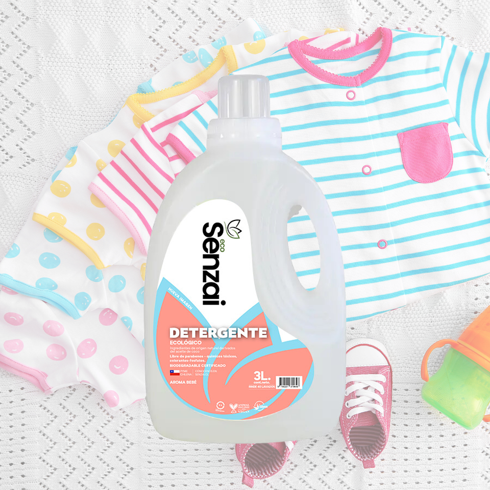 Detergente De Ropa Bebé Senzai 3 Litros 2