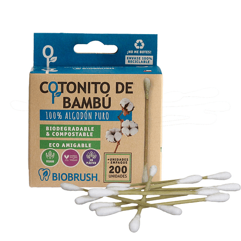 Cotonito de Bambú 200u Biobrush