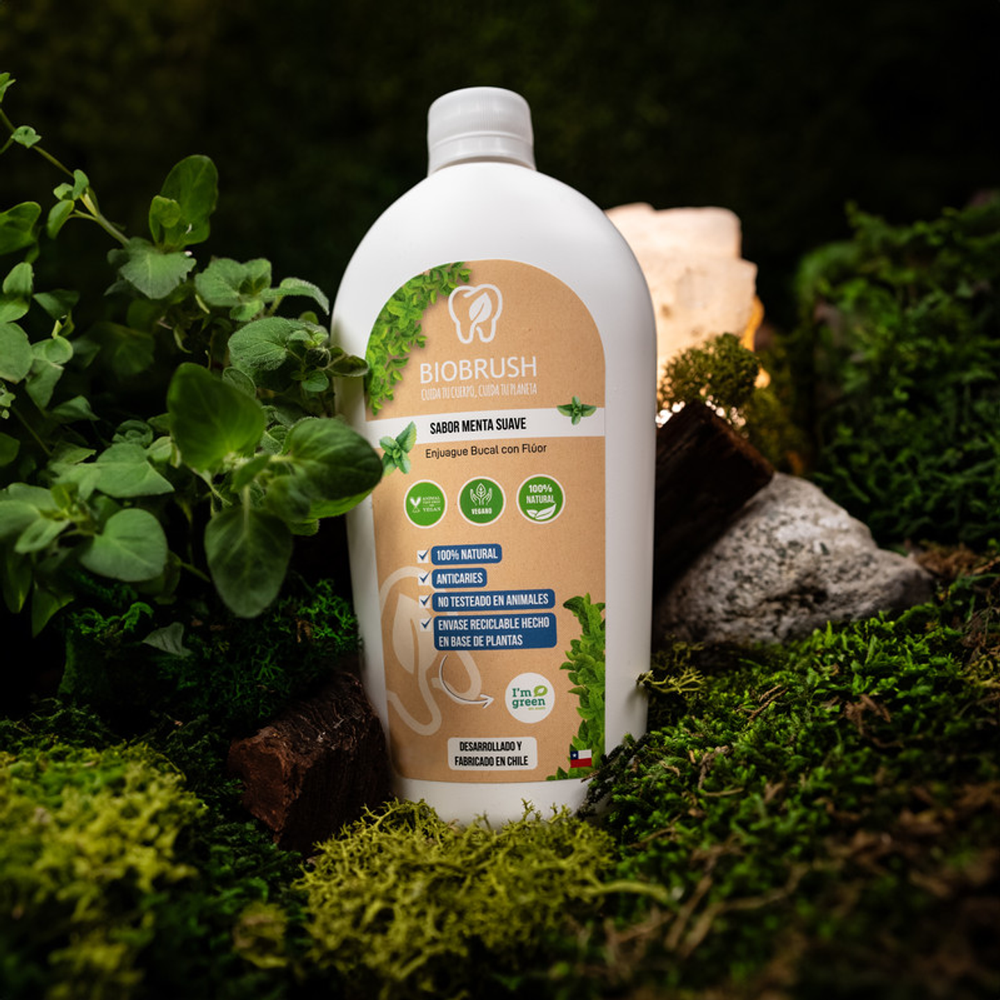 Enjuague Bucal Menta & Fluor 500 ml 2