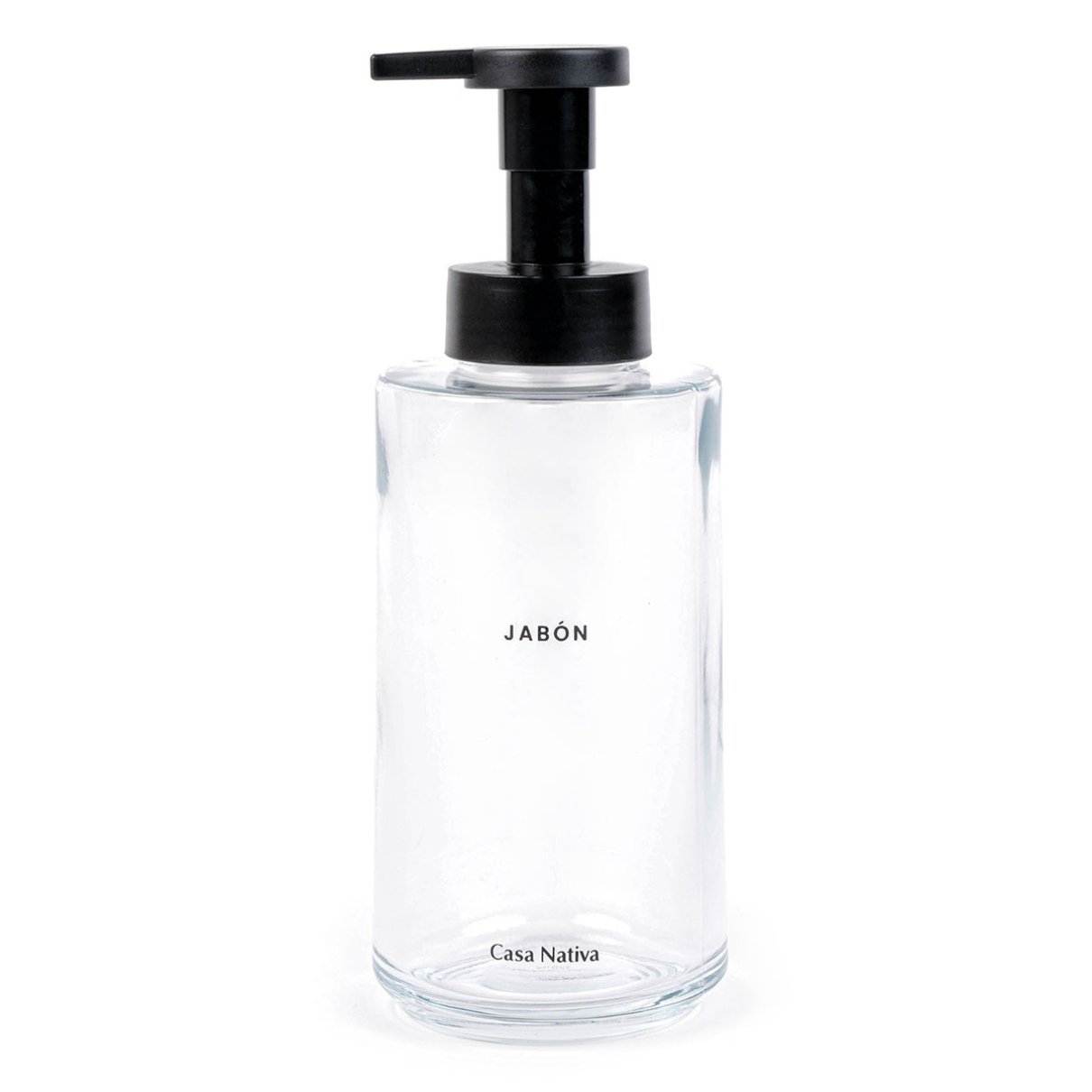Dispensador Jabón Espuma Vidrio Transparente