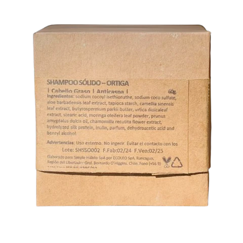 Champú Sólido Ortiga