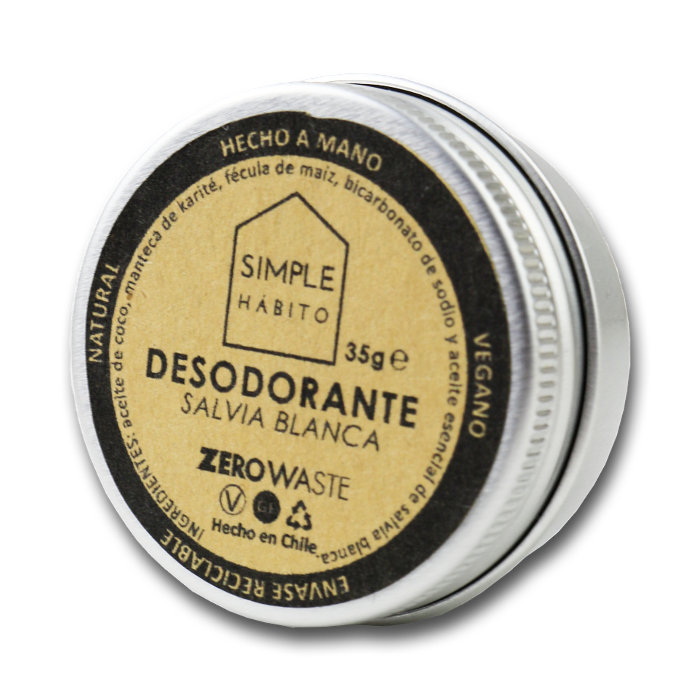 Desodorante Natural  35 grs  1