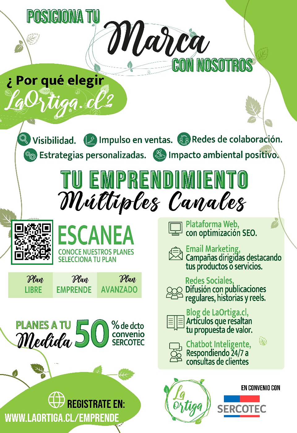 🌱 ¡Convocatoria Nacional! Inscribe tu Emprendimiento Ambiental en LaOrtiga.cl 1