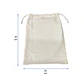  Saco reutilizable de algodón 30 x 20 cm – Buena Vibra Bags - Miniatura 3