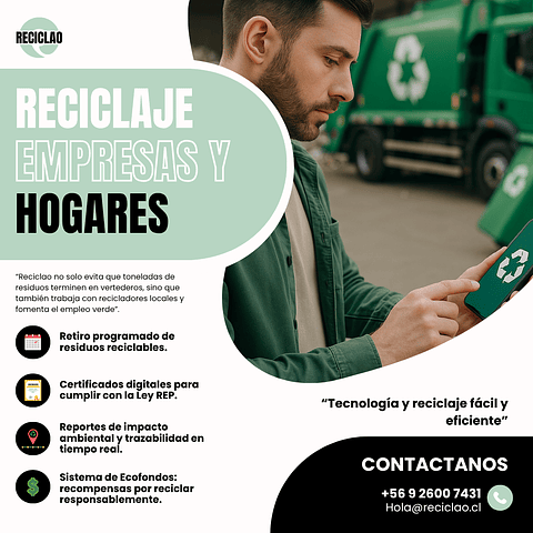 Reciclao: Tecnología para un Reciclaje Inteligente y con Impacto Social