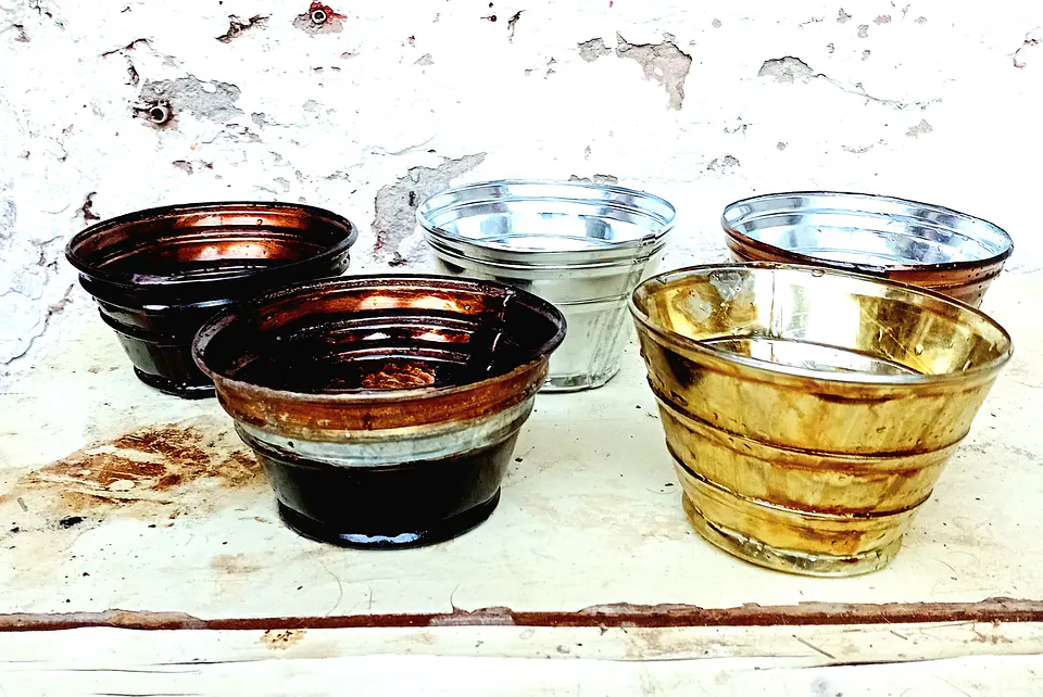 Macetero lata reciclado: diseño sustentable con alma reciclada 1