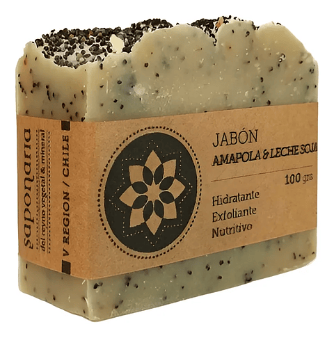 Jabón Amapola & LecheSoja 100 grs